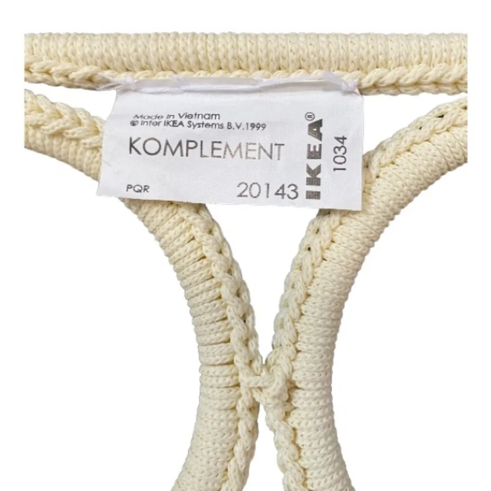 Ikea Komplement Ivory Macrame Scarf Tie Belt Hanger Holder Organizer 28 Circles